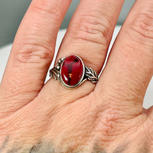 Load image into Gallery viewer, Red Jasper Weeping Willow - Tru-Stone Memorial Ring