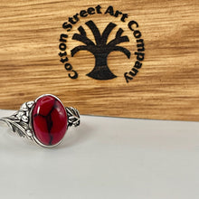 Load image into Gallery viewer, Red Jasper Weeping Willow - Tru-Stone Memorial Ring