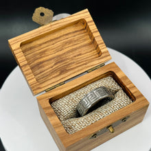 Load image into Gallery viewer, Endless Journey Greek Key Memorial Ring - Titanium Band