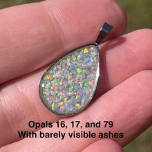 Load image into Gallery viewer, Teardrop Memorial Pendant - Titanium