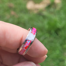 Load image into Gallery viewer, Heart's Essence Titanium Breast Milk Ring
