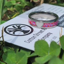 Load image into Gallery viewer, Heart's Essence Titanium Breast Milk Ring