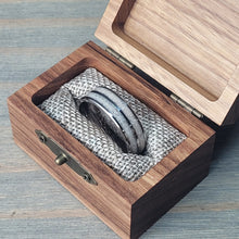 Load image into Gallery viewer, Double Channel Memorial Ring * One Ring To Memorialize Mom and Dad