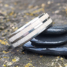 Load image into Gallery viewer, Double Channel Memorial Ring * One Ring To Memorialize Mom and Dad