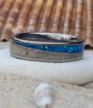 Load image into Gallery viewer, Tidal Serenity Ring - Made from the Beach Sand