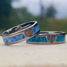 Load image into Gallery viewer, You are My Heart Memorial Ring - Titanium Band