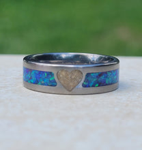 Load image into Gallery viewer, You are My Heart Memorial Ring - Titanium Band