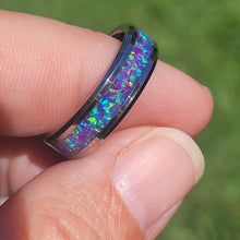 Load image into Gallery viewer, Neptune's Glow Handmade Ring
