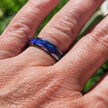 Load image into Gallery viewer, Neptune's Glow Handmade Ring