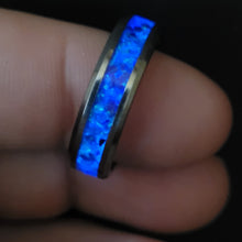 Load image into Gallery viewer, Neptune's Glow Handmade Ring