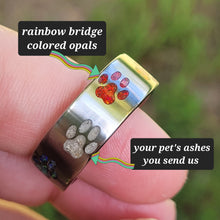 Load image into Gallery viewer, Only A Step Away Memorial Ring - Titanium Band