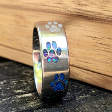 Load image into Gallery viewer, Only A Step Away Memorial Ring - Titanium Band