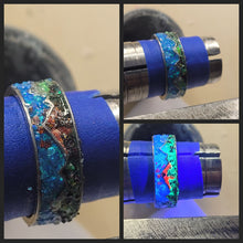 Load image into Gallery viewer, Mountains of Fire & Ice Ring - Titanium Ring