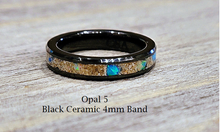 Load image into Gallery viewer, The Taz Opal and Ash Memorial Ring