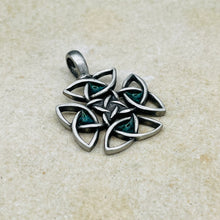 Load image into Gallery viewer, Celtic Memory Knot - Antiqued Pewter Memorial Pendant