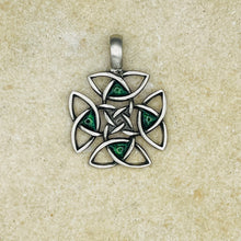Load image into Gallery viewer, Celtic Memory Knot - Antiqued Pewter Memorial Pendant