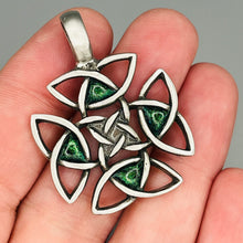 Load image into Gallery viewer, Celtic Memory Knot - Antiqued Pewter Memorial Pendant
