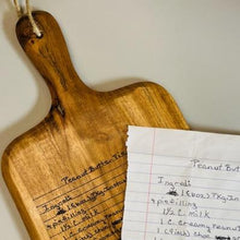 Load image into Gallery viewer, Personalized Recipe Cutting Board