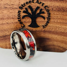 Load image into Gallery viewer, The Cosmic Phoenix Memorial Ring