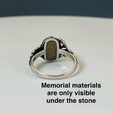 Load image into Gallery viewer, Blue Willow Turquoise Tru-Stone & Sterling Silver Memorial Ring