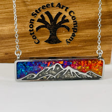 Load image into Gallery viewer, Mountain Memorial Necklace - Stainless Steel