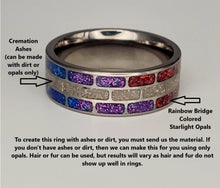 Load image into Gallery viewer, Road To The Rainbow Bridge Memorial Ring