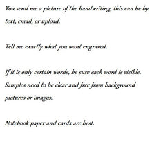 Load image into Gallery viewer, Keepsake Box Engraved With Your Family Member's Handwriting