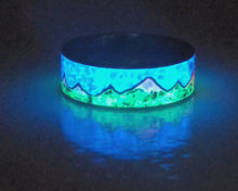 Load and play video in Gallery viewer, Mountains of Fire & Ice Ring - Titanium Ring