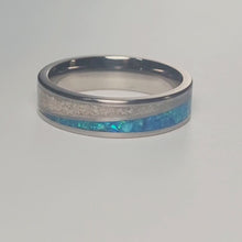 Load and play video in Gallery viewer, Tidal Serenity Ring - Made from the Beach Sand