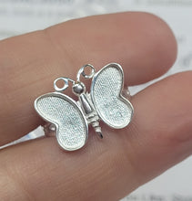 Load image into Gallery viewer, Custom Butterfly Memorial Ring - Sterling Silver
