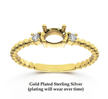 Load image into Gallery viewer, Stackable Memory Opal Ring Made w/ Cremation Ash, Dirt, Hair, or Sand