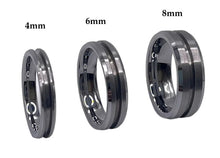 Load image into Gallery viewer, Thin Line of Love Tungsten Memorial Ring