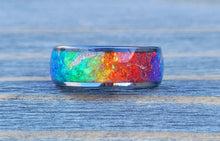 Load image into Gallery viewer, Pride Rainbow Memorial Ring