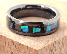 Load image into Gallery viewer, The "Blue Meets Black" Ring