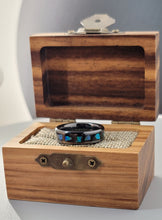 Load image into Gallery viewer, The "Blue Meets Black" Ring
