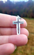 Load image into Gallery viewer, .925 Sterling Silver Cross Pendant