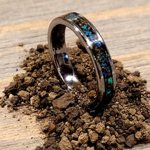Load image into Gallery viewer, Cemetery Dirt Memorial Ring