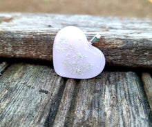 Load image into Gallery viewer, Ash Infused Pink Glass Memorial Necklace