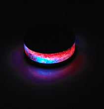 Load image into Gallery viewer, Red & Blue Ring Fire & Ice Wedding Band