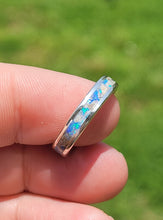 Load image into Gallery viewer, Sterling Silver, Opal & Ash Memorial Ring