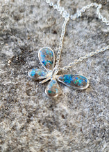 Load image into Gallery viewer, Sterling Silver Butterfly Memorial Pendant
