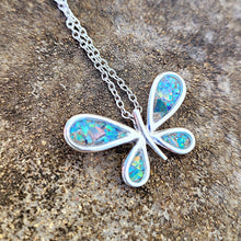 Load image into Gallery viewer, Sterling Silver Butterfly Memorial Pendant