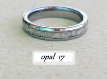 Load image into Gallery viewer, The Taz Opal and Ash Memorial Ring