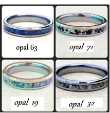 Load image into Gallery viewer, The Taz Opal and Ash Memorial Ring