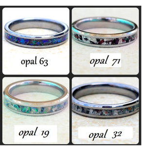 The Taz Opal and Ash Memorial Ring
