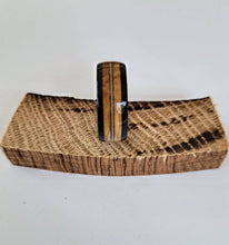 Load image into Gallery viewer, Whiskey Barrel Wood & Guitar String Ring