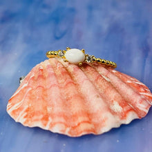 Load image into Gallery viewer, Breast Milk Ring - Gold Plated Stackable Band
