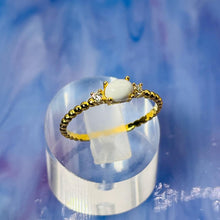 Load image into Gallery viewer, Breast Milk Ring - Gold Plated Stackable Band
