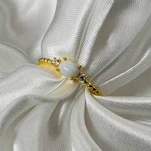 Breast Milk Ring - Gold Plated Stackable Band