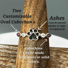 Load image into Gallery viewer, Paw Print Memorial Ring
